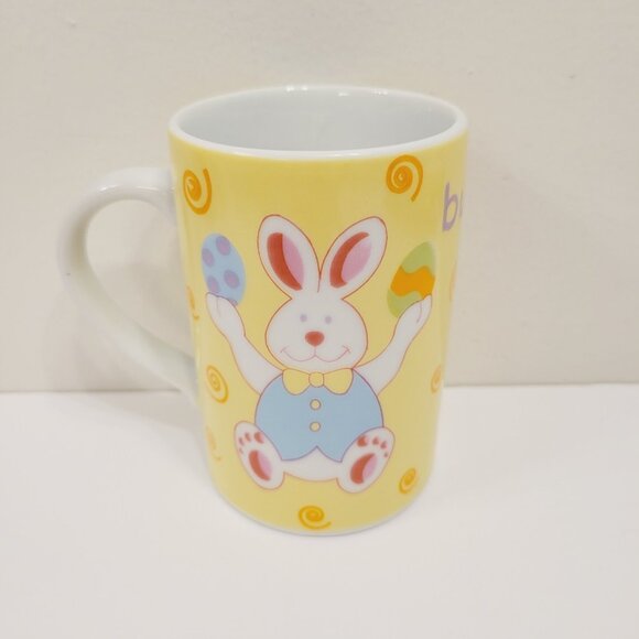 GAC Bunny Ceramic Mug Great American Classics Coffee Tea Rabbit Bloom Cup - Picture 1 of 5